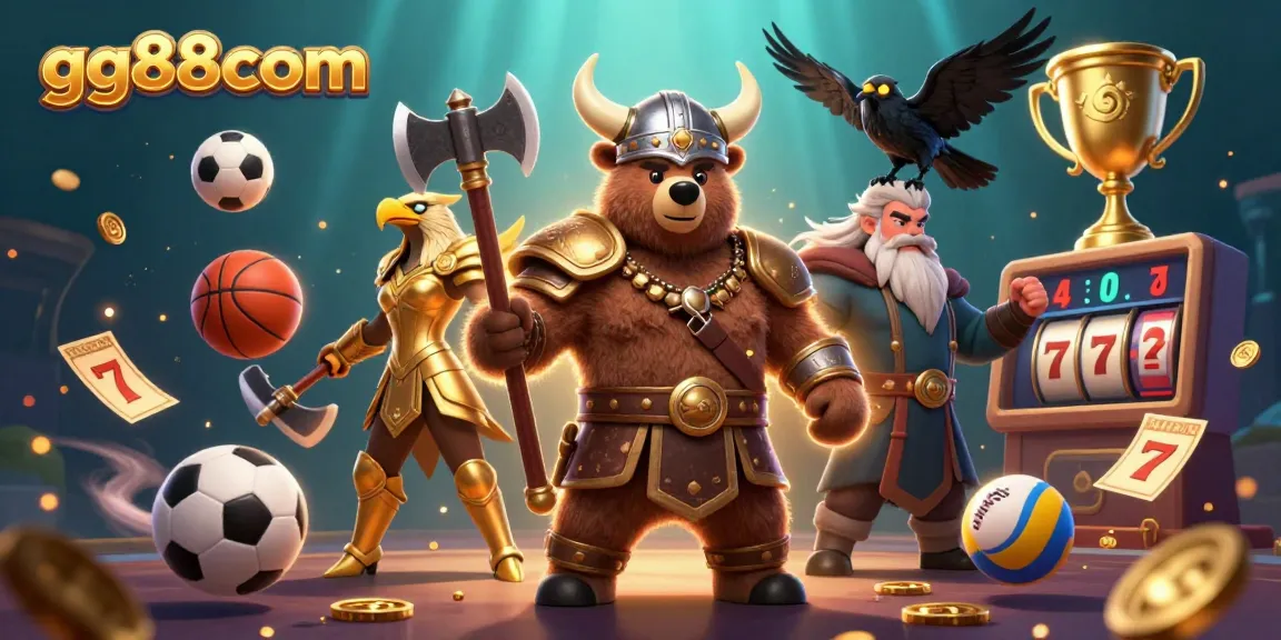 Engage with the thrilling world of gg88com through vibrant casino characters and dynamic game elements.