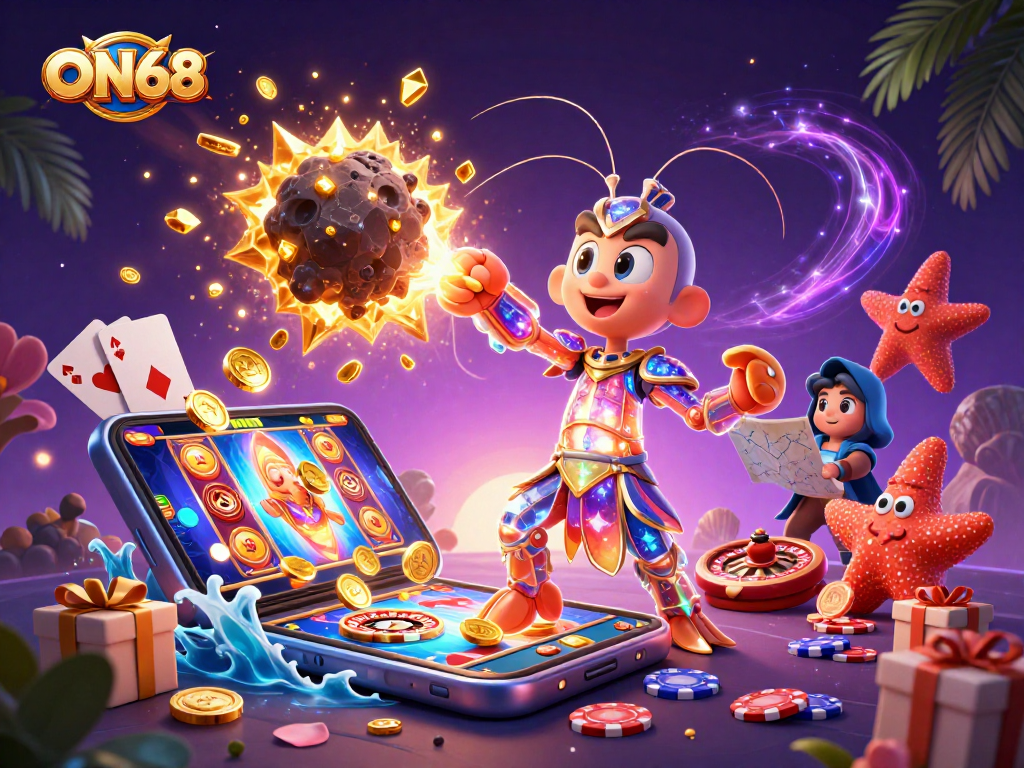 Experience ON68's thrilling gaming scene with explosive wins and exciting games.