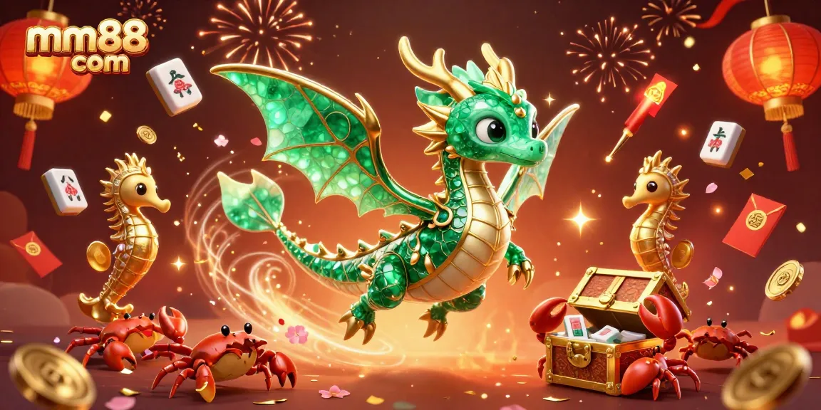 Experience thrilling action with mm88 com through vibrant sea dragon and treasure scene